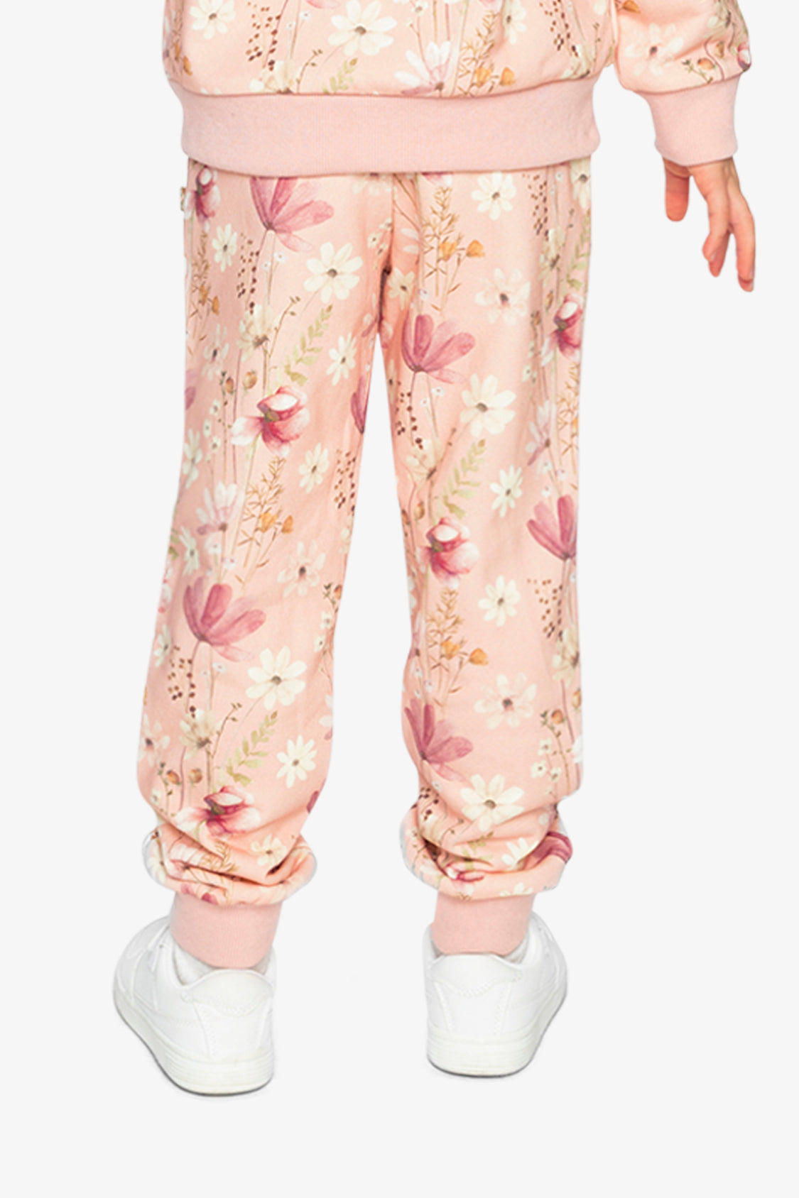 Sweatpants Pink Printed Flowers-3