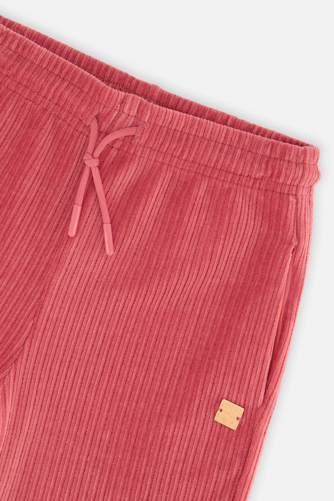 Deux par Deux Velour Flare Pants Raspberry Pink