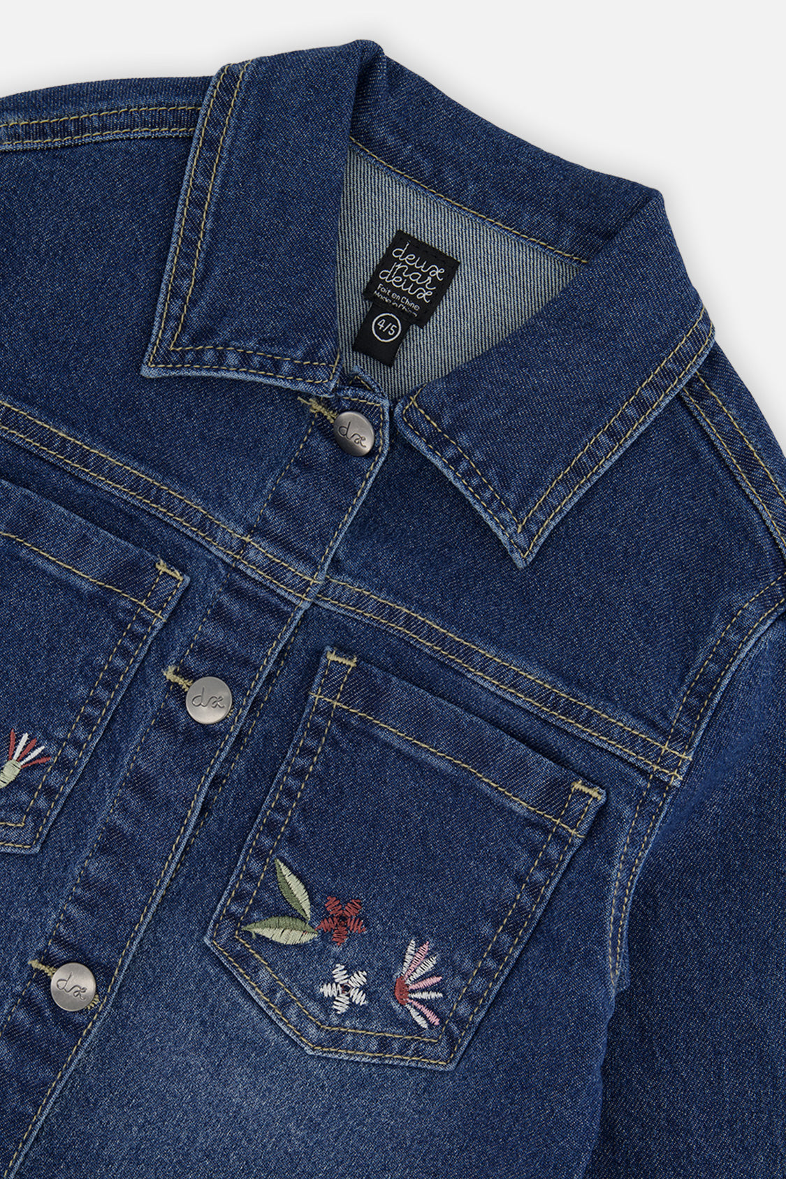 Deux par Deux Denim Jacket Light Blue Denim