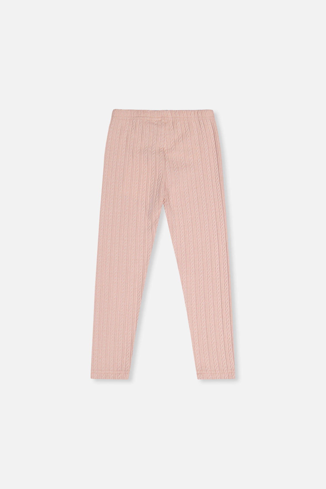 Deux par Deux Jacquard Leggings Pale Dusty Pink product image P2