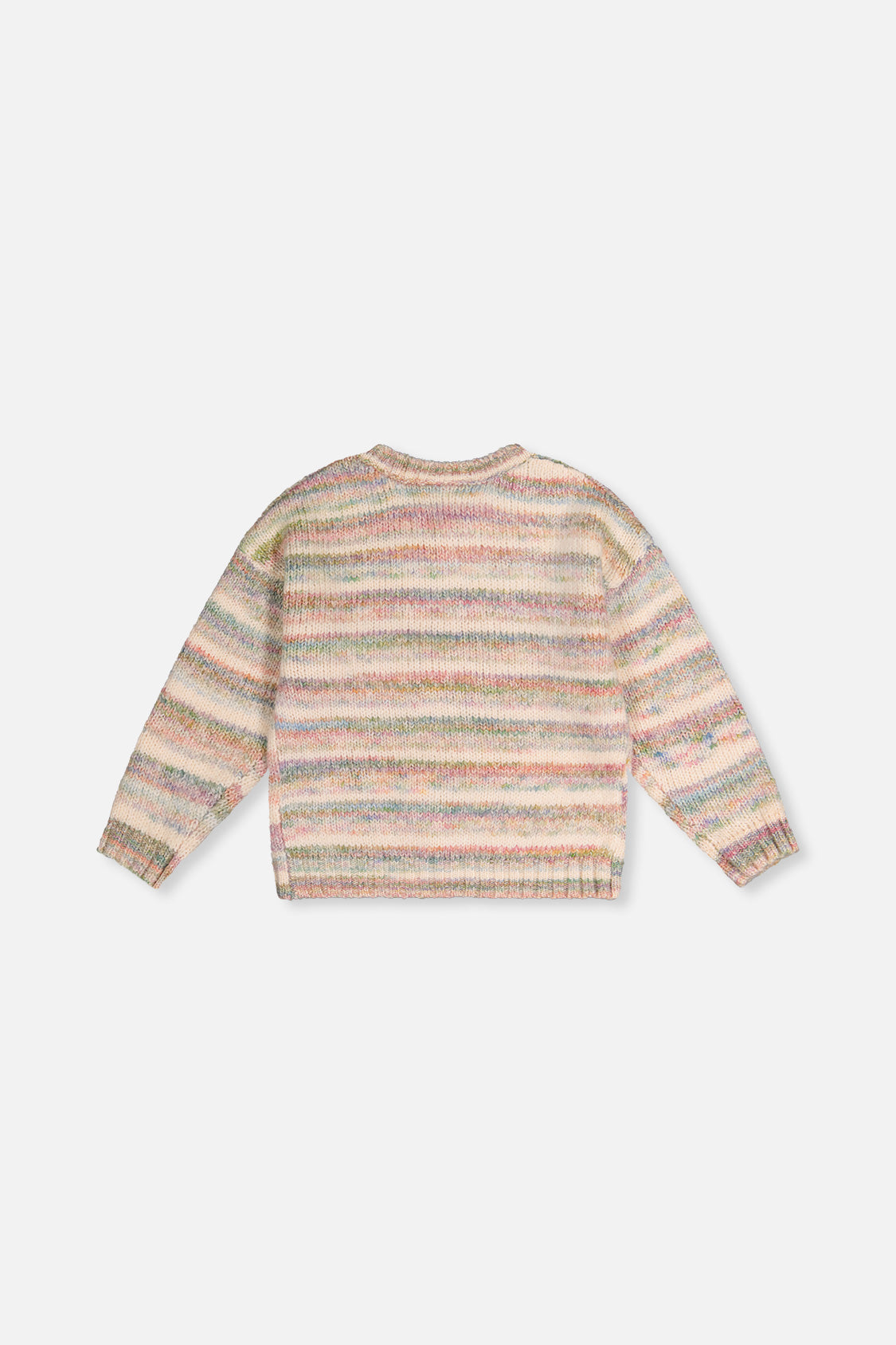 Deux par Deux Knitted Cardigan Mauve And Blue Knitwear product image P2