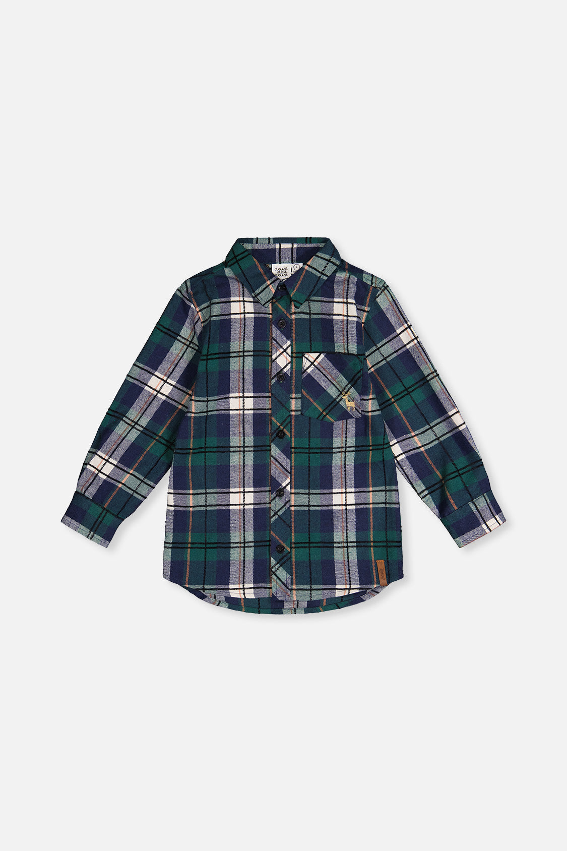 Plaid Shirt Blue And Green-0
