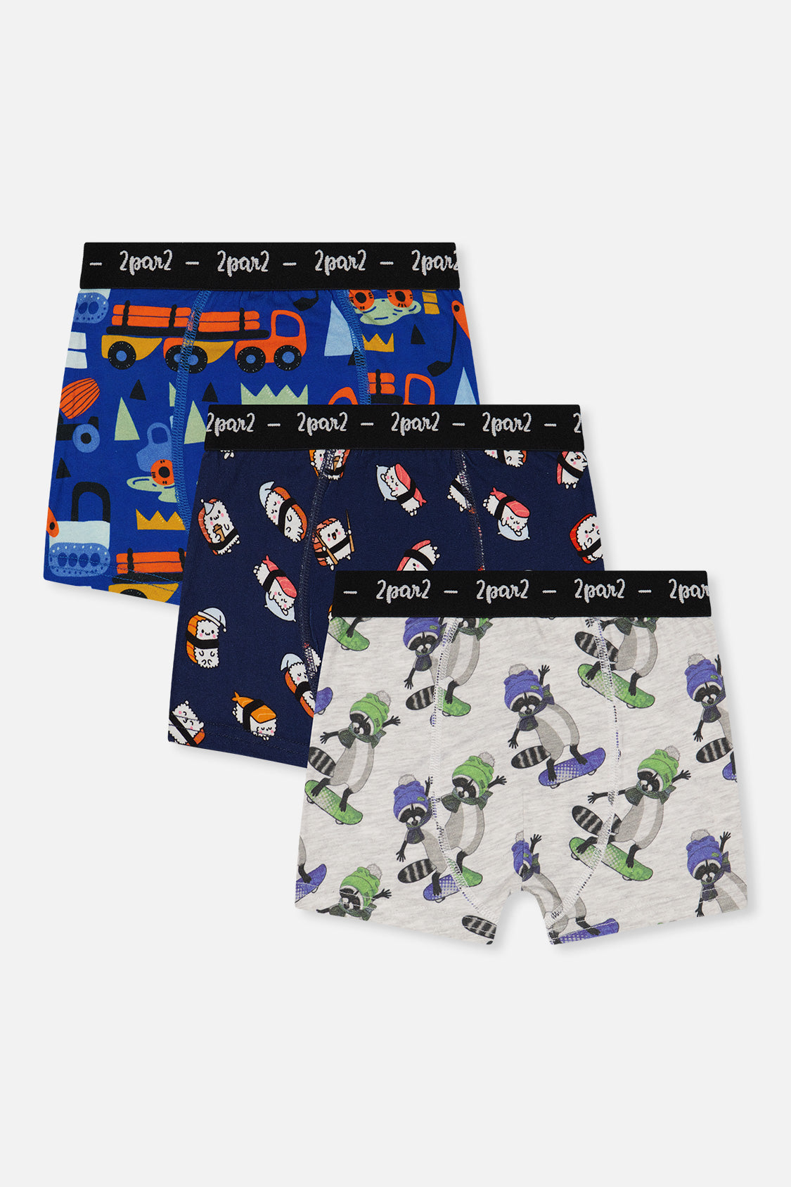 Boxer Pack Of 3 Fun Prints-0
