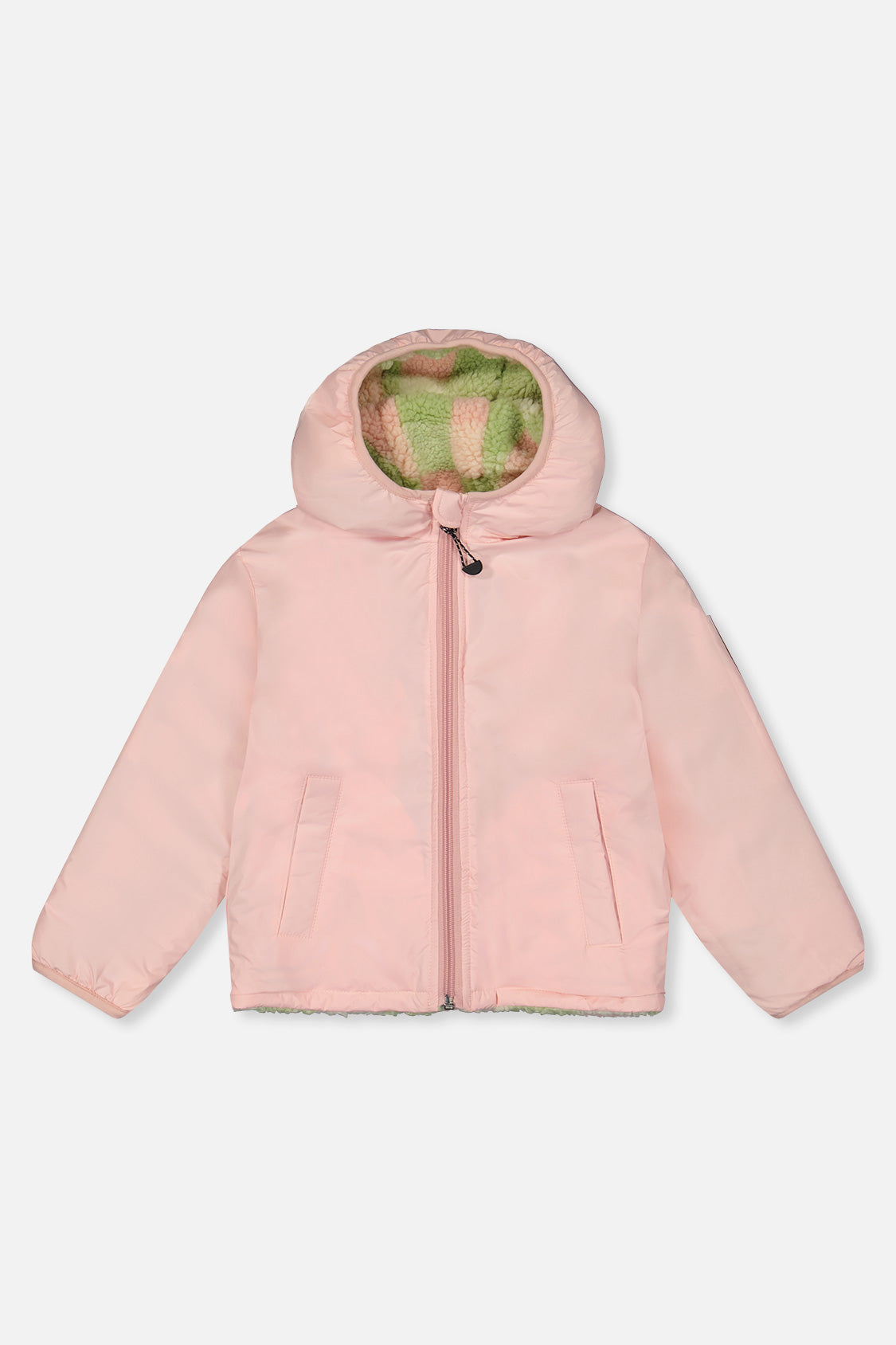 Deux par Deux Reversible Mid-Season Jacket Pale Dusty Pink