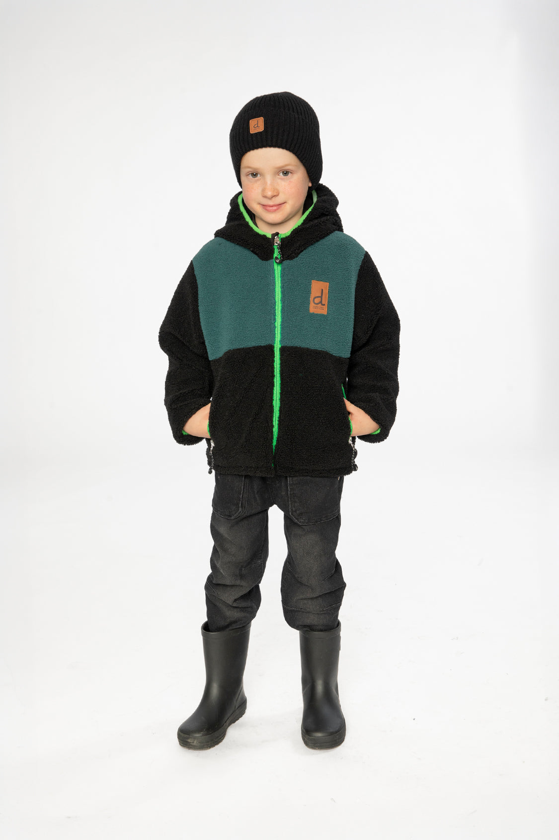 Reversible Mid-Season Jacket Black-1