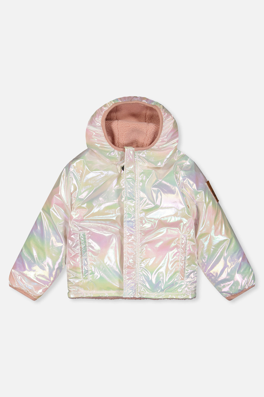 Deux par Deux Reversible Mid-Season Jacket Pale Pink
