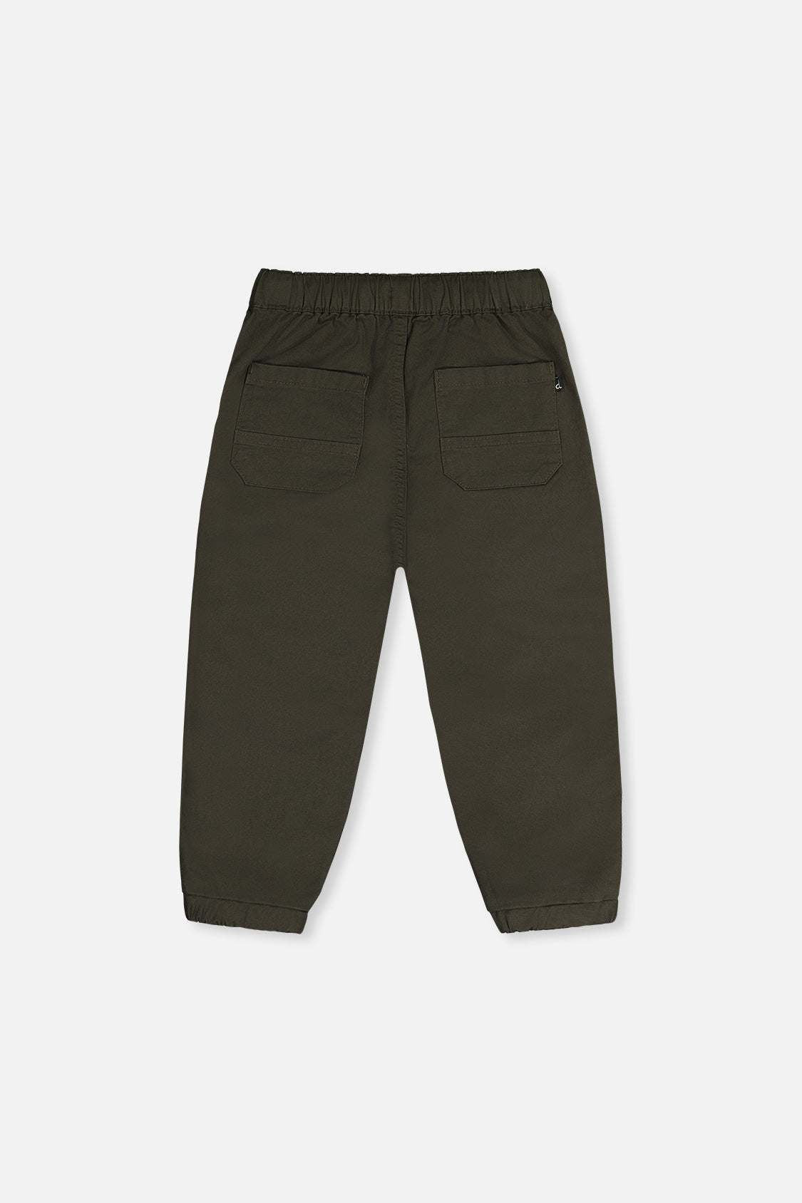 Deux par Deux Stretch Canvas Jogger Pants Very Dark Green product image P2