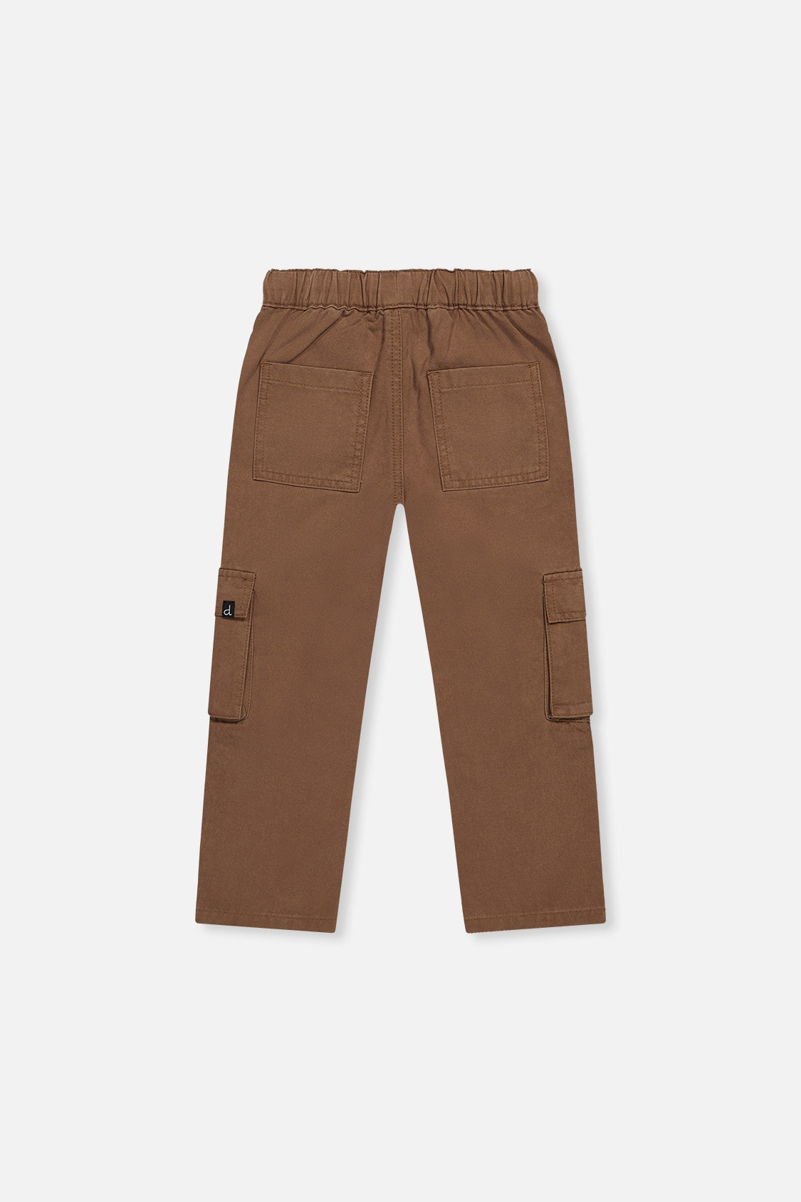 Deux par Deux Twill Pants With Cargo Pockets Neutral Brown product image P2