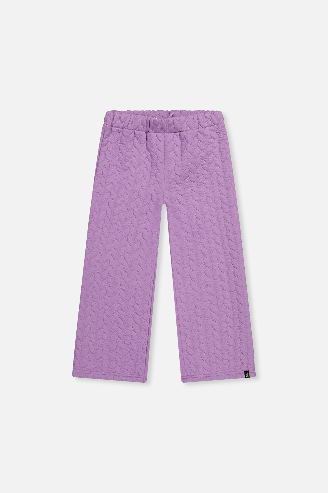 Wide Leg Jacquard Pants Purple-0