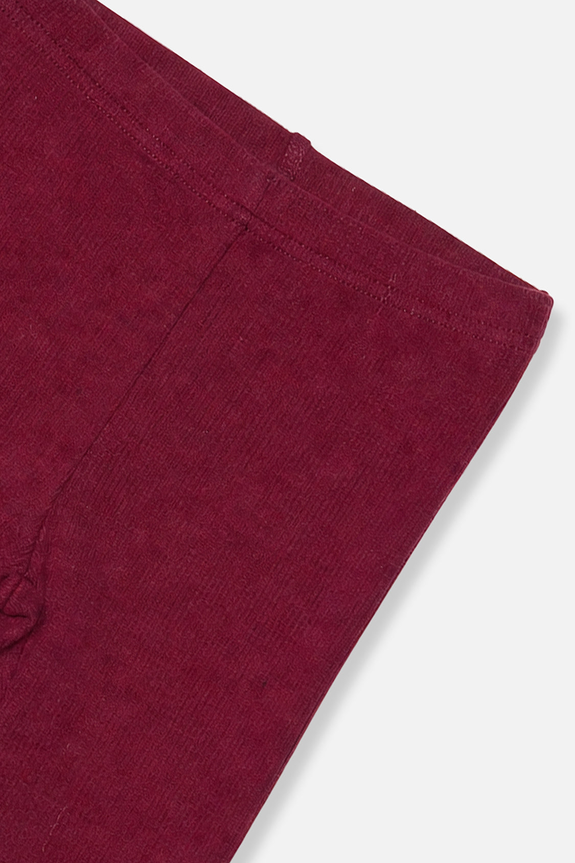 Deux par Deux Rib Leggings Reddish-Brown