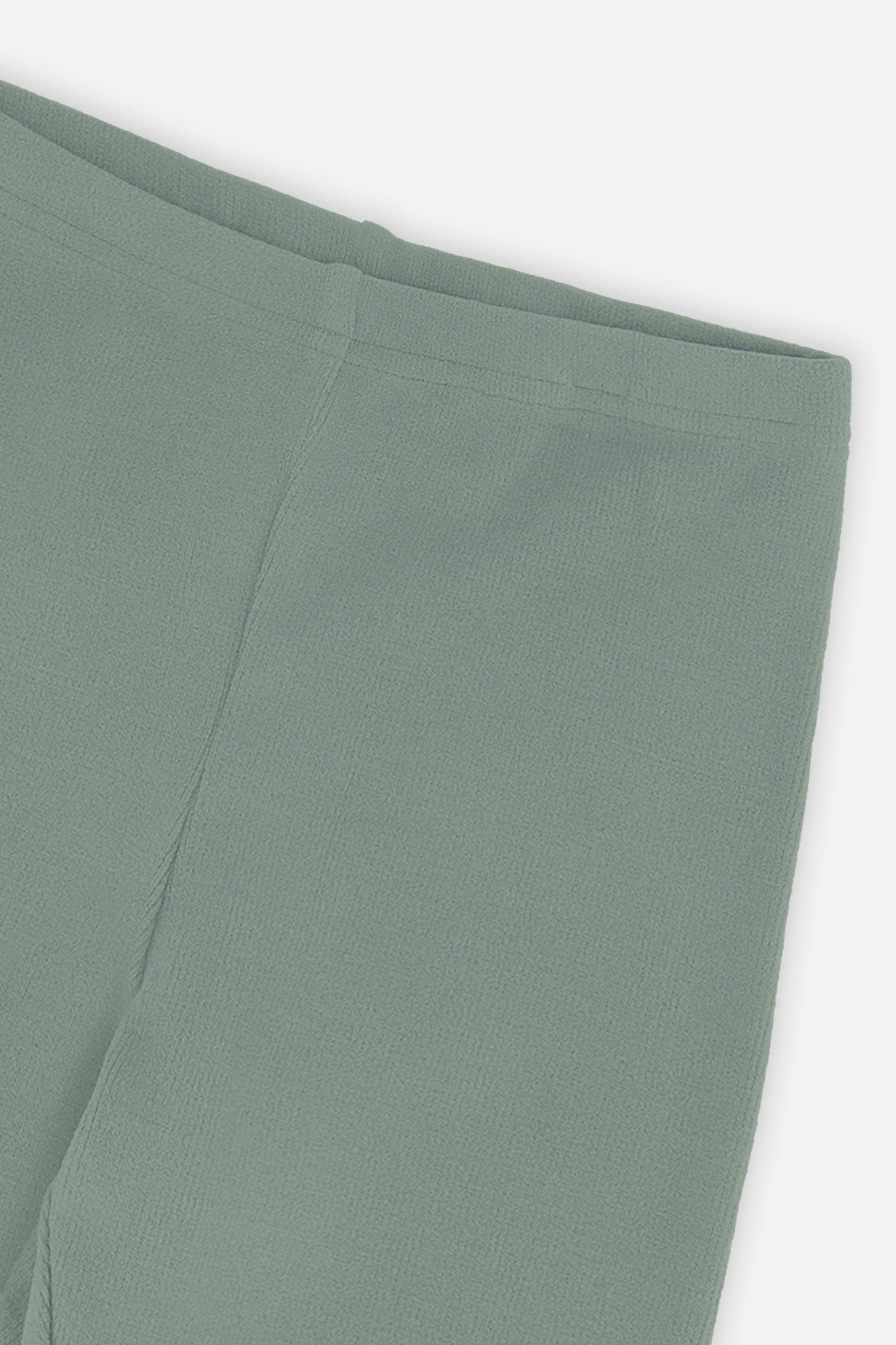 Deux par Deux Rib Leggings Green Printed Green