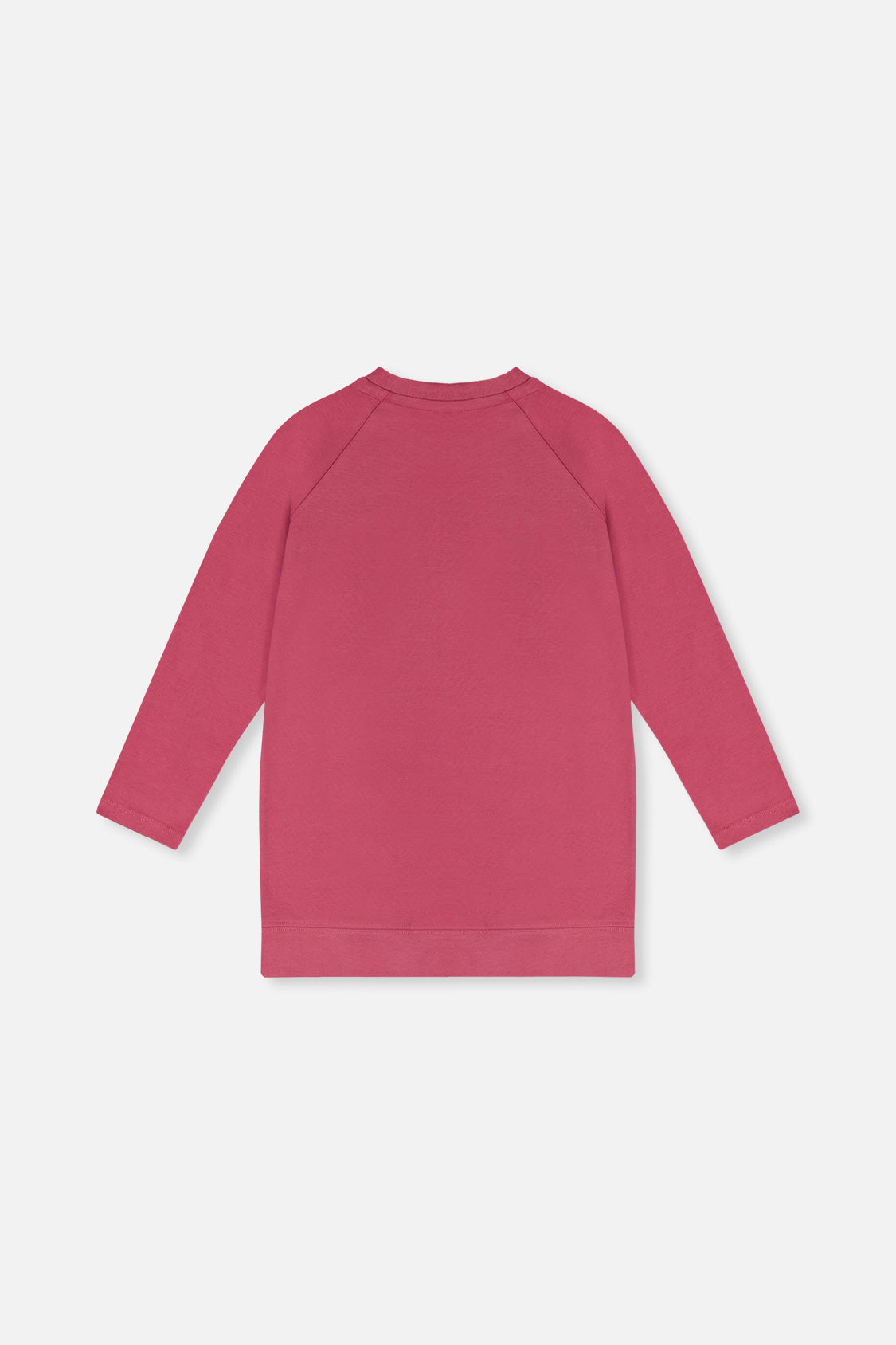 Deux par Deux girls' tunic in pinkish violet, back view