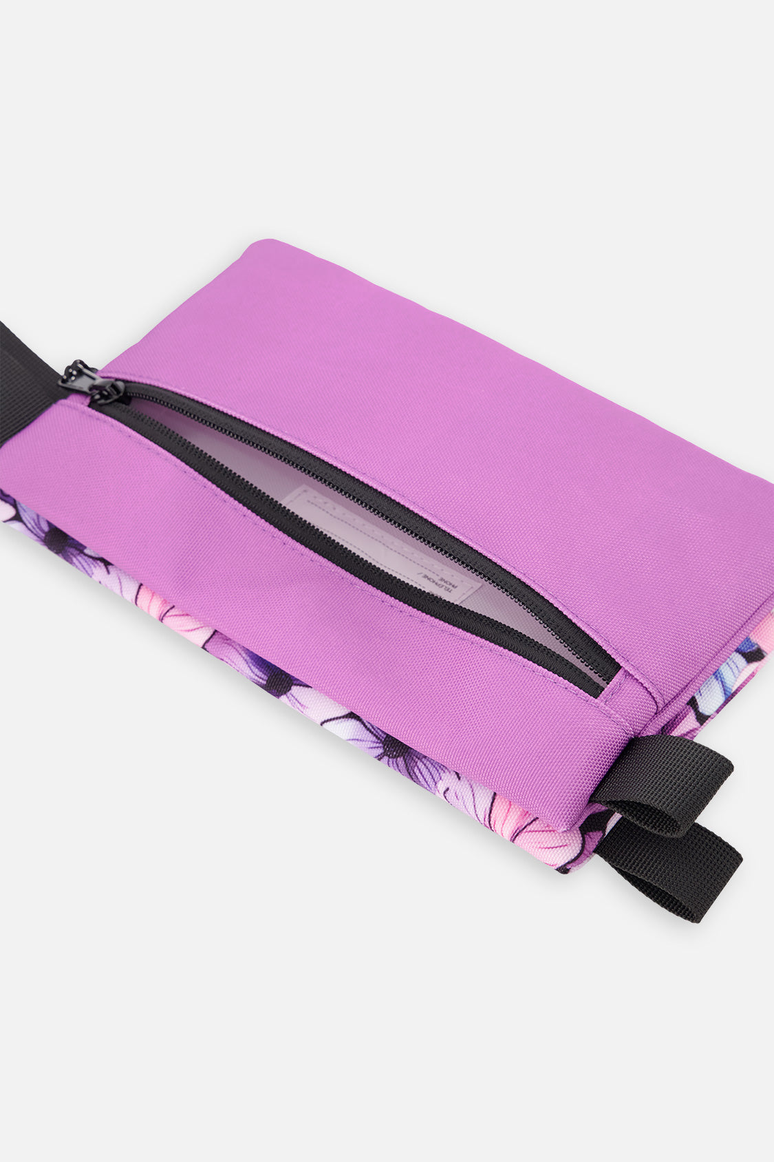 Pencil Case Black Floral Print-3