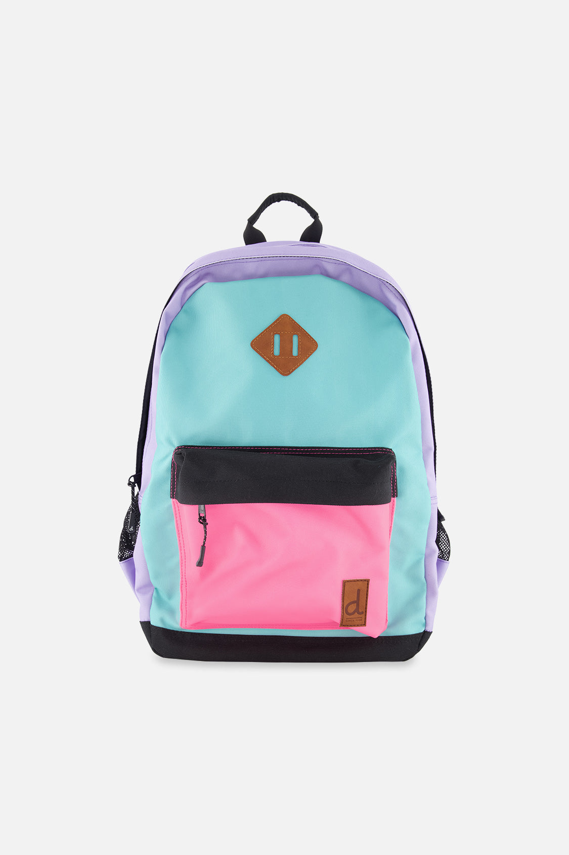 Kids Backpack Turquoise Blue, Pink And Mauve-0