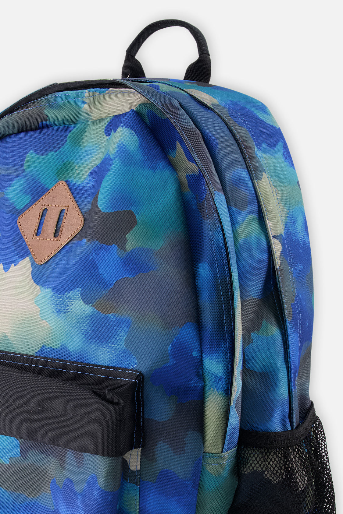 Kids Backpack Blue And Grey Camouflage-2
