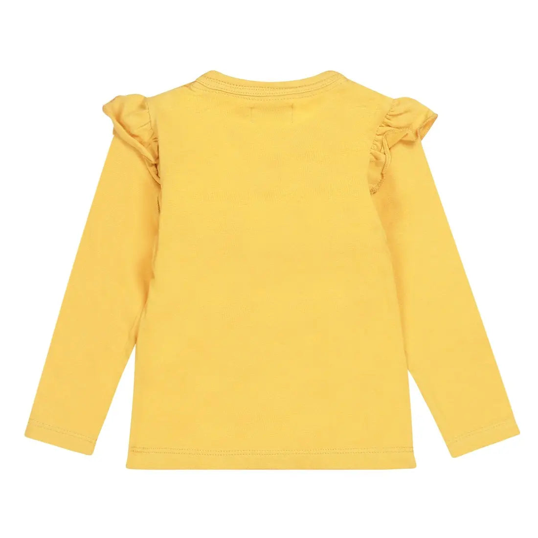 Girls Shirt Yellow Rainbow | Dirkje - Dirkje