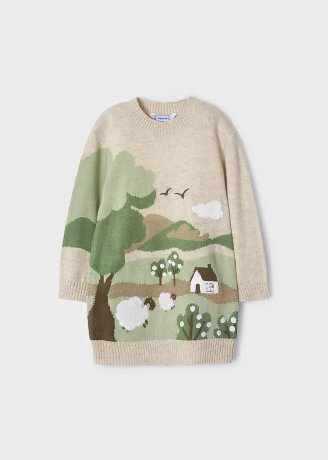 Knit Girls Dress | Mayoral | Mayoral | Jenni Kidz