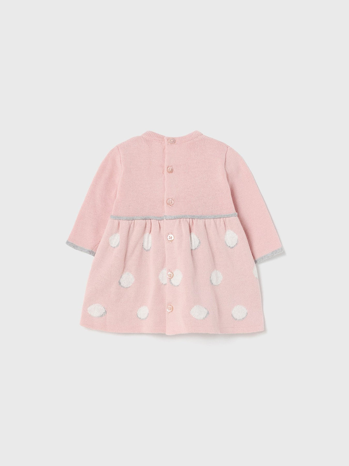 Long sleeve dress with headband newborn ECOFRIENDS Color Pink | Mayoral - Jenni Kidz