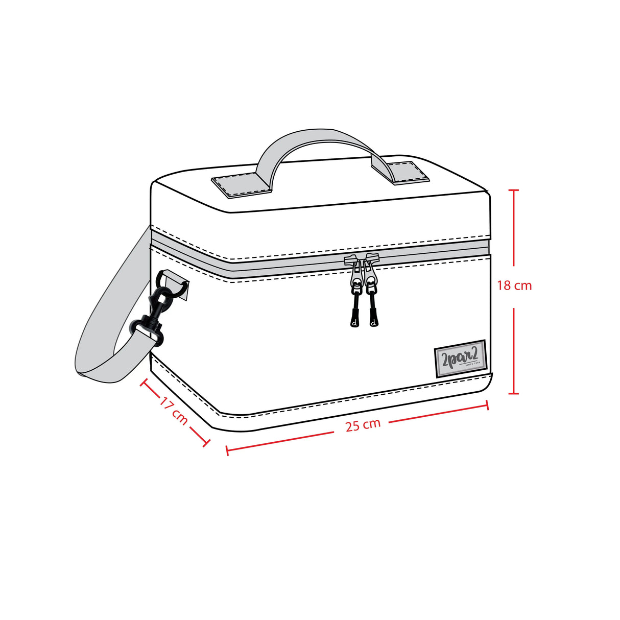 Lunch Box Lilac Retro Flower Print | Deux par Deux | Jenni Kidz