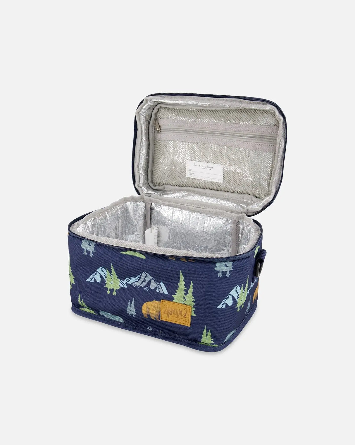Lunch Box Navy Animal Print | Deux par Deux | Jenni Kidz