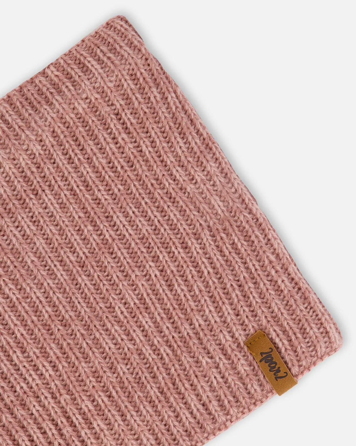 Mid-Season Knit Neck Warmer Dusty Pink | Deux par Deux | Jenni Kidz