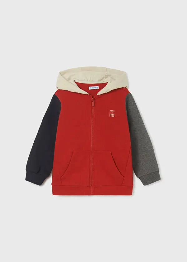 Mixed Zip Up Hoodie Boys | Mayoral | Mayoral | Jenni Kidz