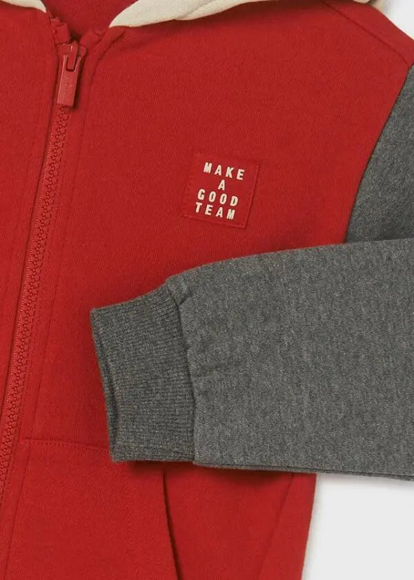 Mixed Zip Up Hoodie Boys | Mayoral | Mayoral | Jenni Kidz