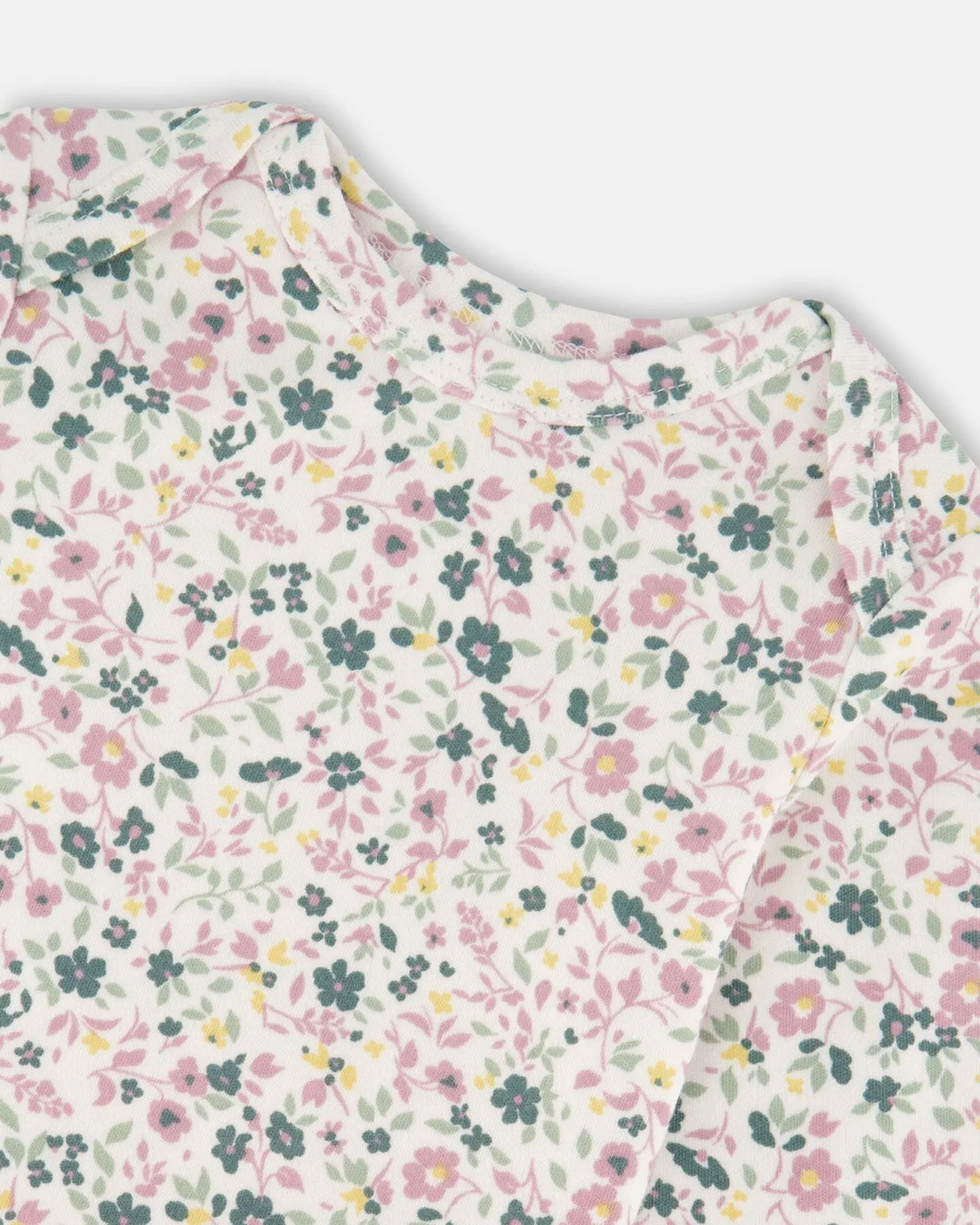 Organic Cotton Bodysuit And Sleeveless Overalls Set Jade Green | Deux par Deux | Jenni Kidz