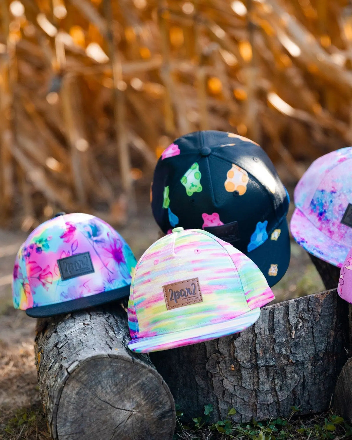 Printed Cap Multicolored | Deux par Deux | Jenni Kidz
