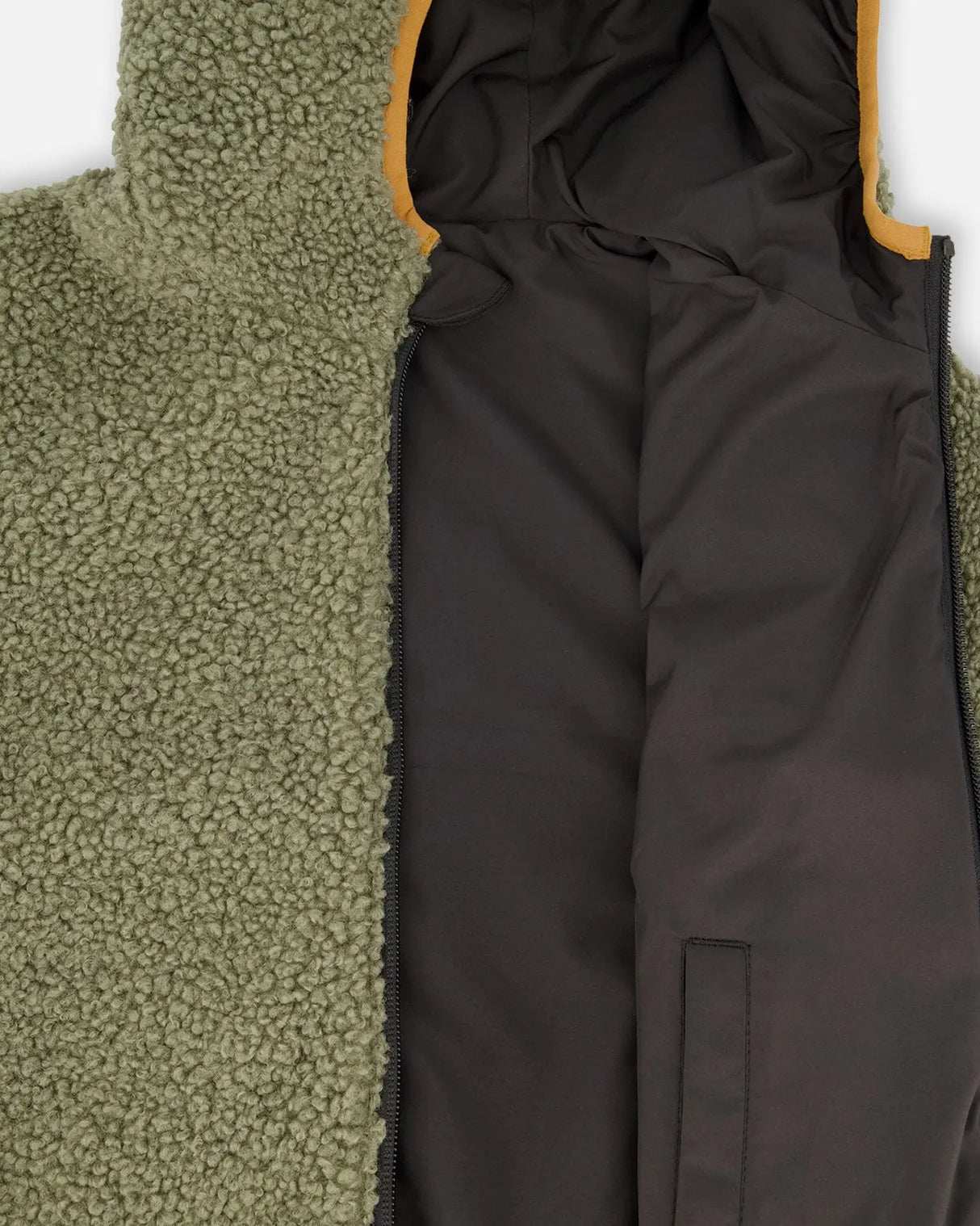 Reversible Mid-Season Jacket Black | Deux par Deux | Jenni Kidz