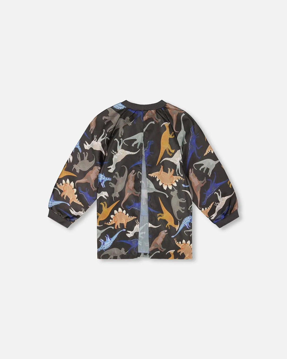 School Apron Black Dinosaur Print | Deux par Deux | Jenni Kidz