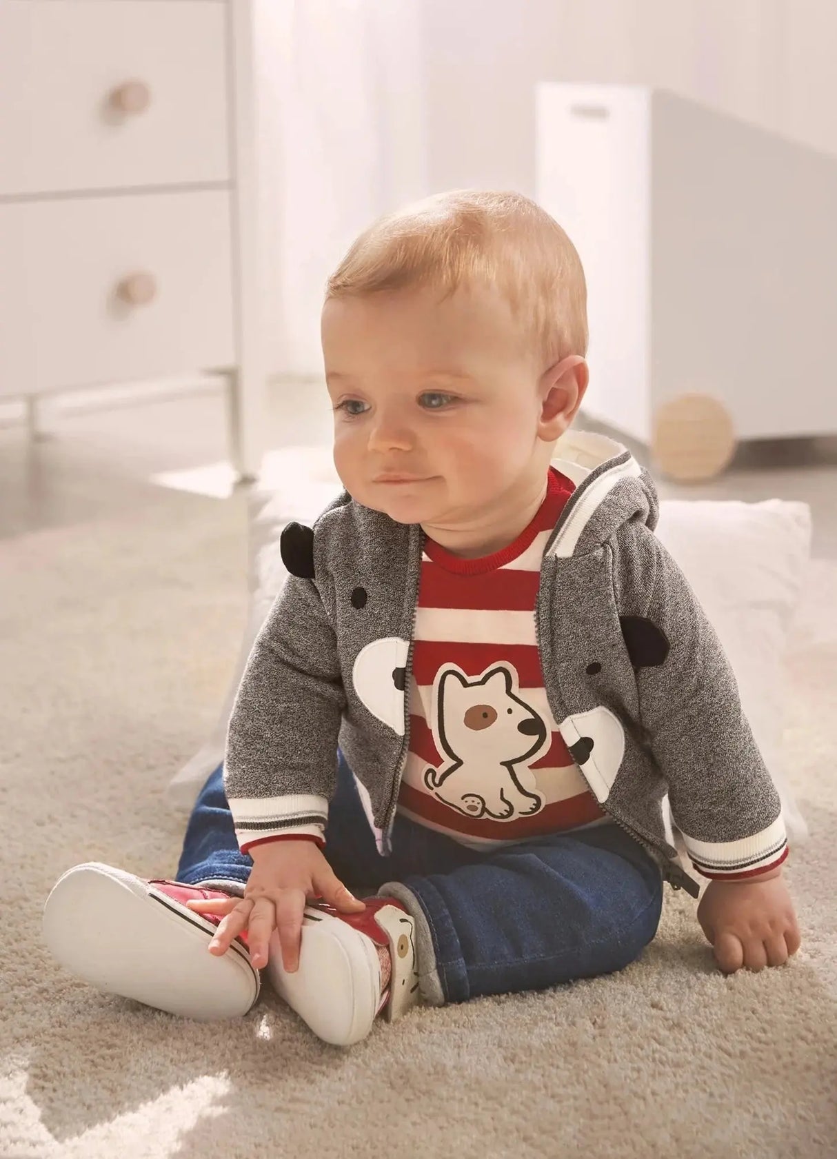 Set of 2- Pieces Baby Cotton Long T-Shirts | Mayoral | Mayoral | Jenni Kidz