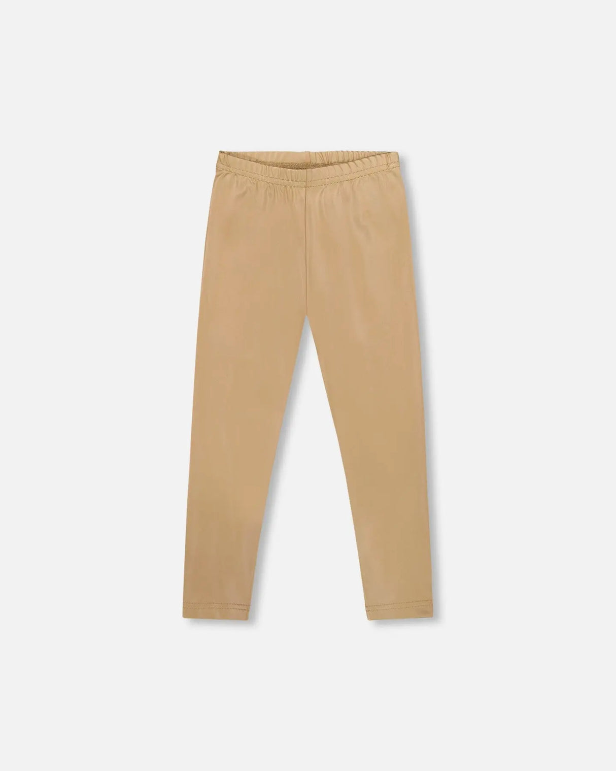 Stretch Shiny Leggings Golden Beige | Deux par Deux | Jenni Kidz