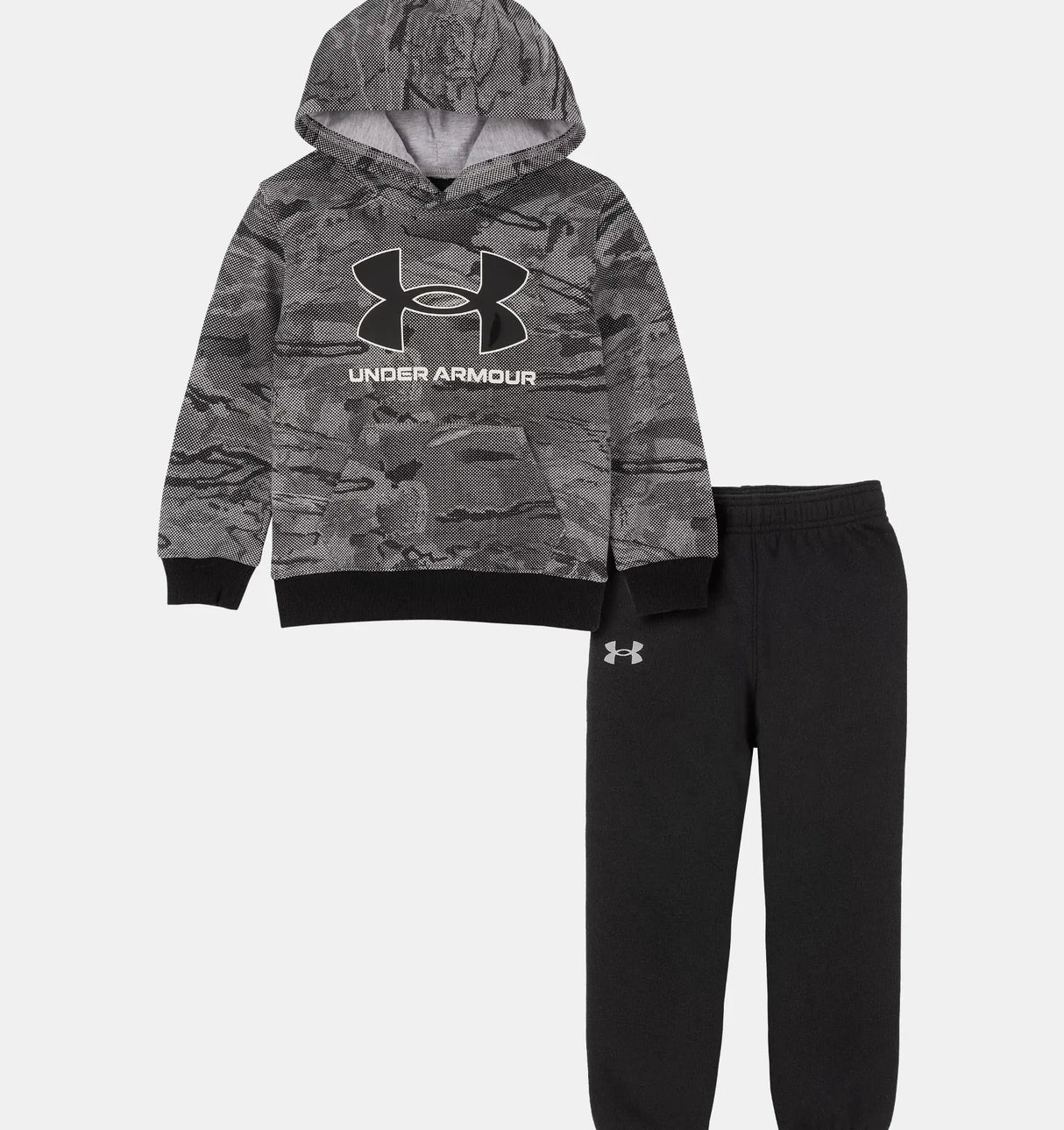 Toddler Boys' Mod Gray Halftone Reaper Hoodie Set | Under Armour | Under Armour | Jenni Kidz