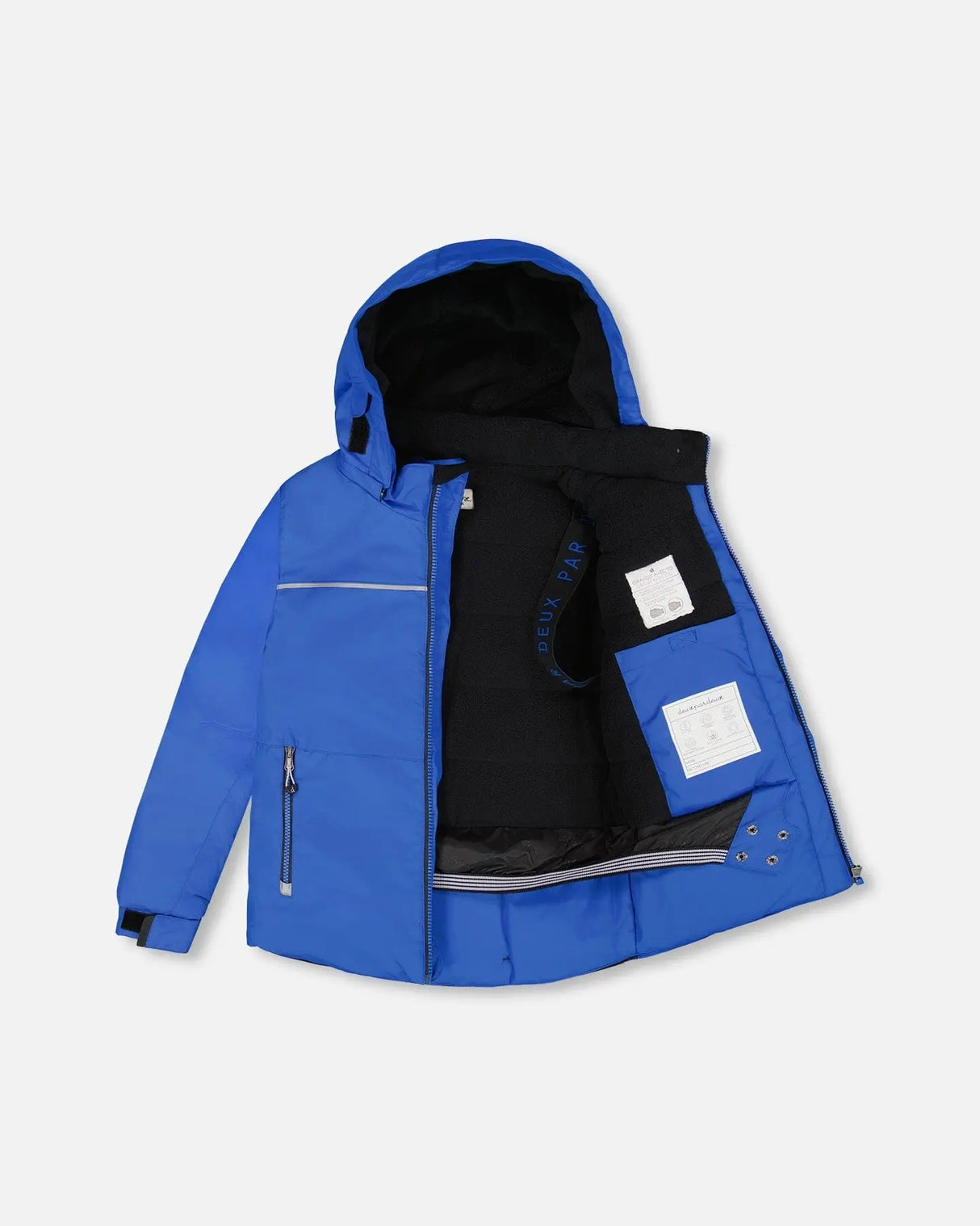 Two-Piece Play Snowsuit With Contrast Jacket Black | Deux par Deux | Jenni Kidz