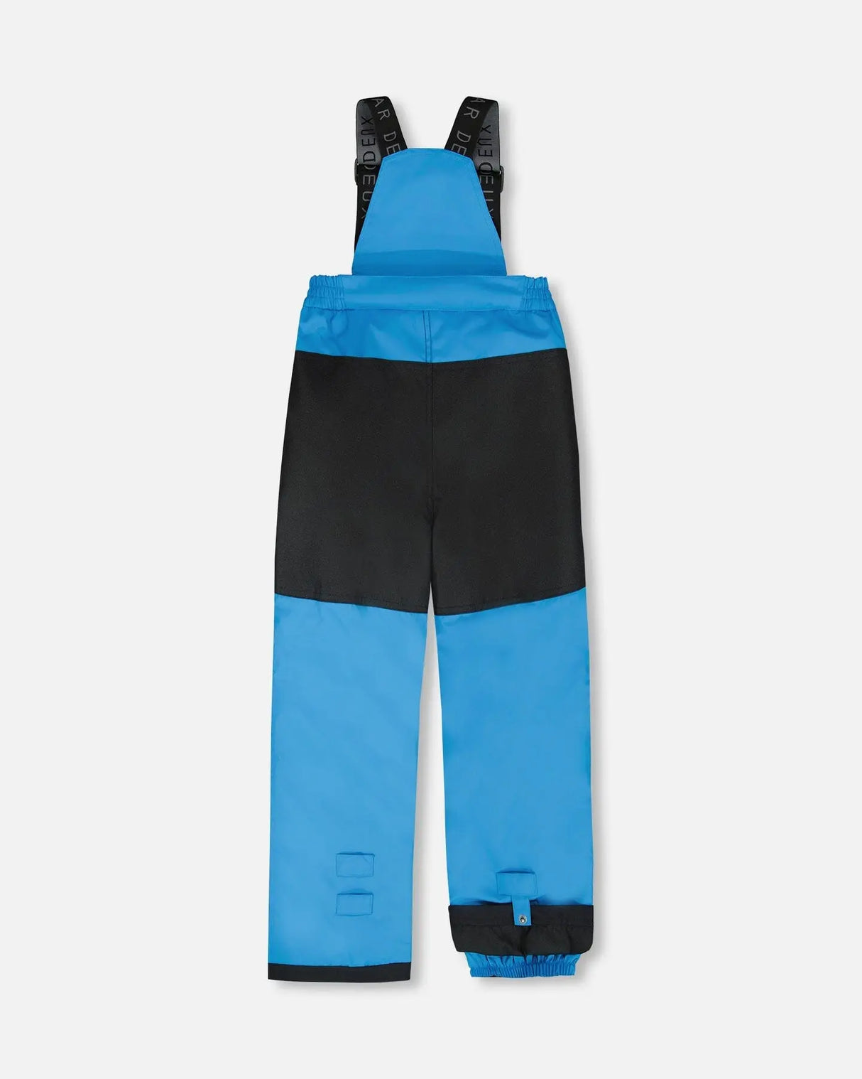 Two-piece snow outfit with articulated sleeves + grow cuffs, built for winter play