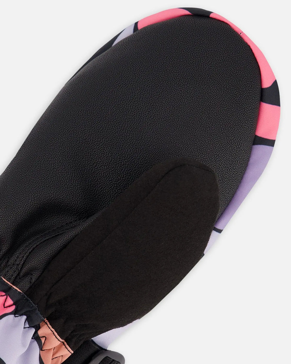 Winter Mittens Teknik Black Retro Flower Print | Deux par Deux | Jenni Kidz