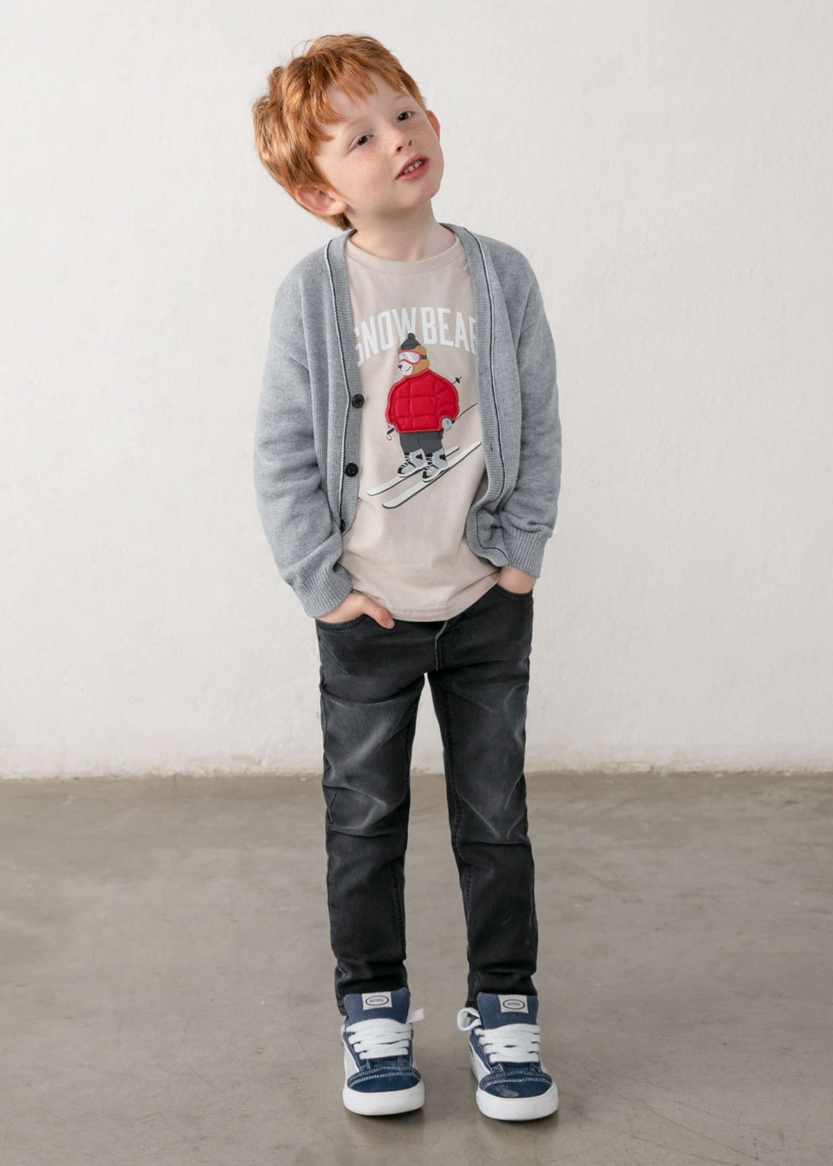 Black five-pocket boys jeans, Mayoral