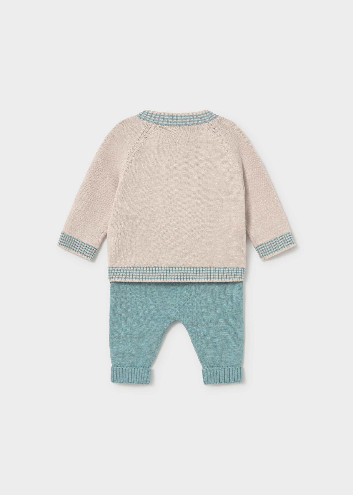 Newborn Boy Pants and Bear Sweater Set | Mayoral