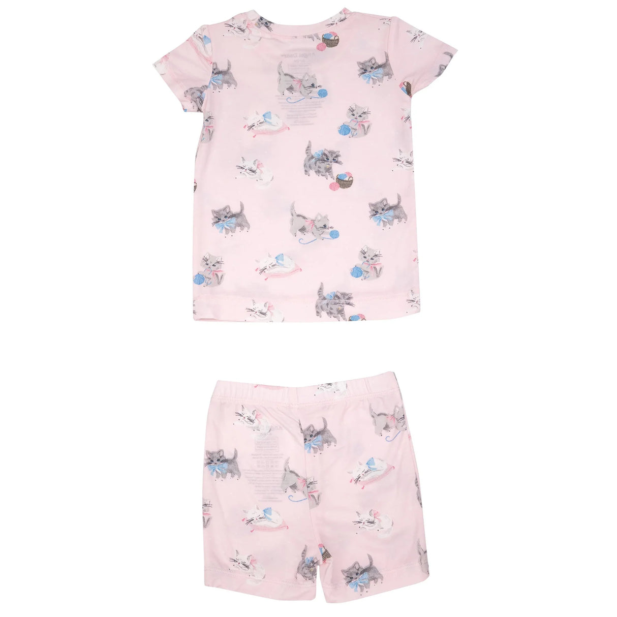 Short Loungewear Set - Vintage Kitten | Angel Dear - Jenni Kidz