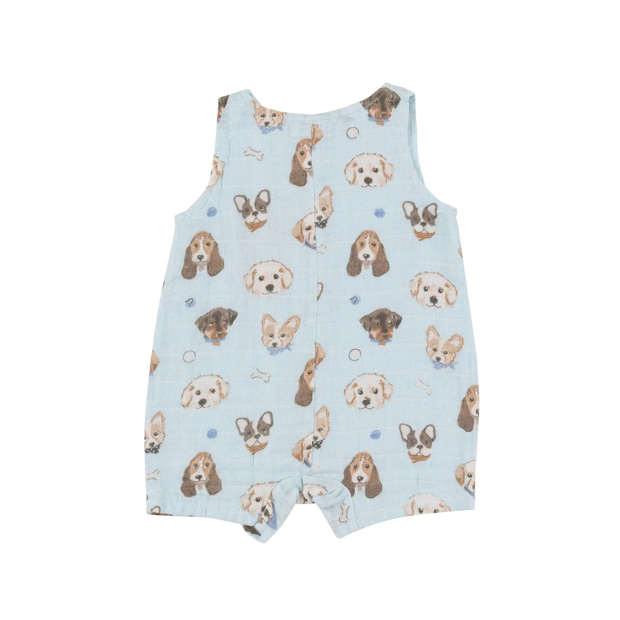 Shortie Romper - Vintage Puppy Faces | Angel Dear - Jenni Kidz
