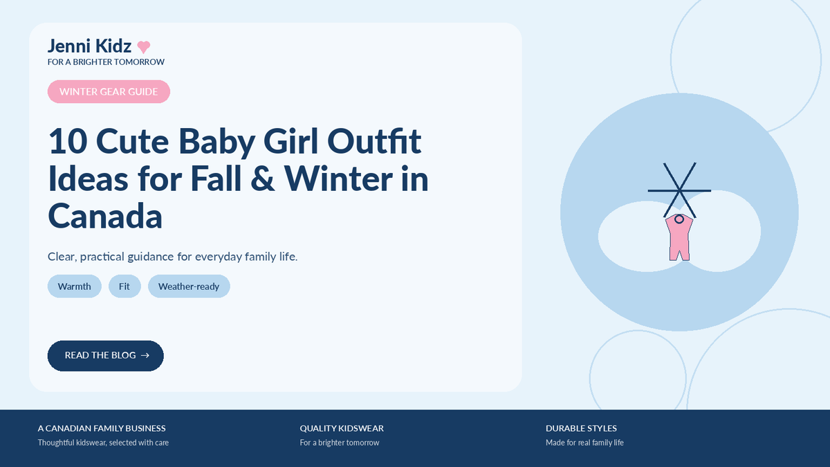 10 Cute Baby Girl Outfit Ideas for Fall & Winter in Canada | Jenni Kidz
