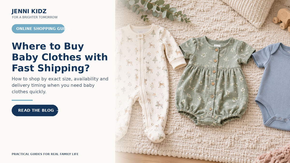 Baby clothes online shopping guide for size availability and delivery timing