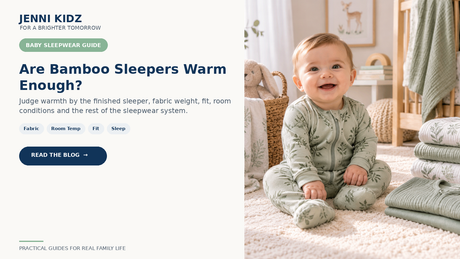 Bamboo baby sleeper guide for fabric weight room temperature fit and sleepwear warmth