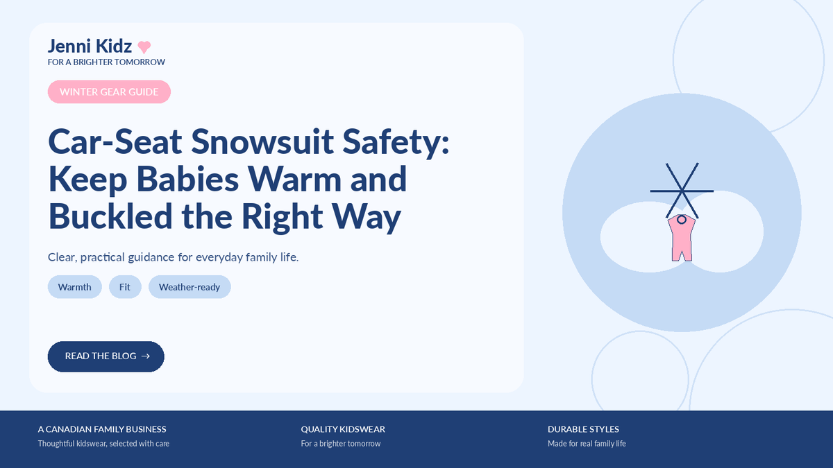 Car-Seat Snowsuit Safety: Keep Babies Warm and Buckled the Right Way | Jenni Kidz