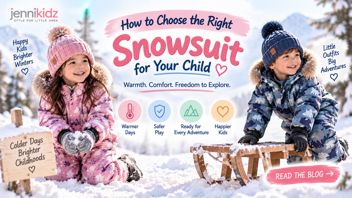 How to choose the right kids snowsuit for warmth comfort fit and winter play
