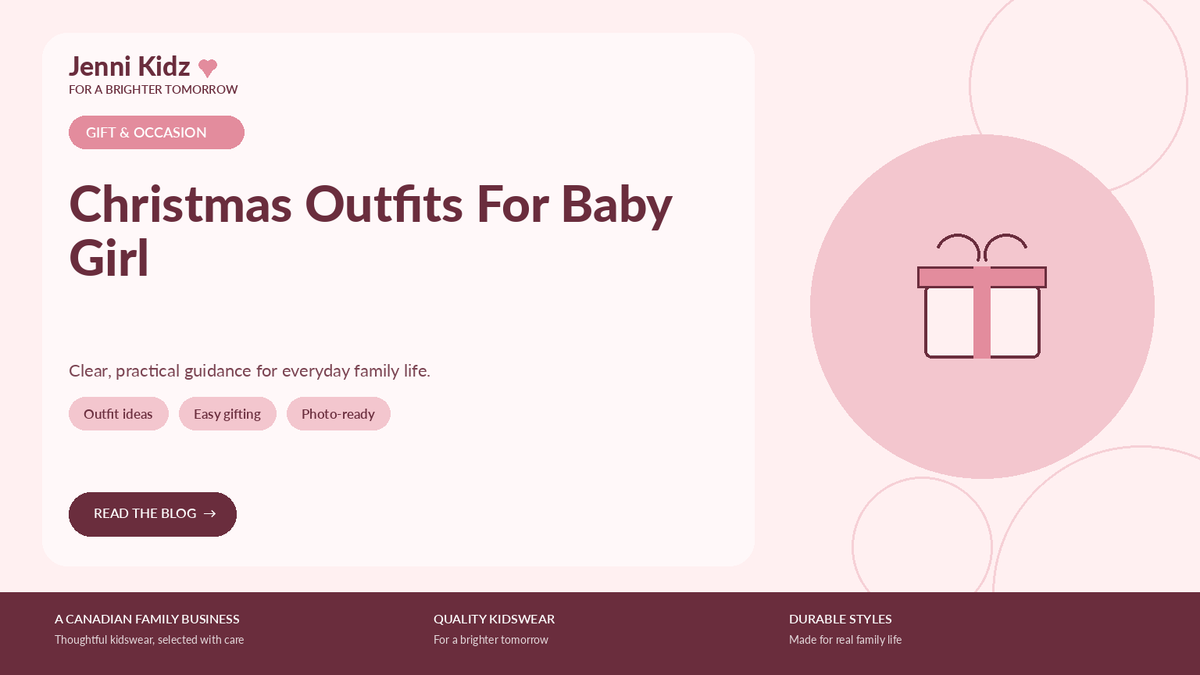 Christmas Outfits For Baby Girl | Jenni Kidz