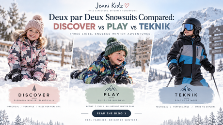 Deux par Deux DISCOVER vs PLAY vs TEKNIK snowsuit comparison for kids