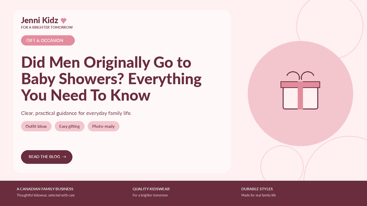 Did Men Originally Go to Baby Showers? Everything You Need To Know | Jenni Kidz