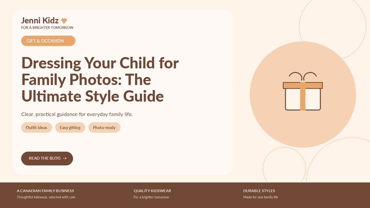Dressing Your Child for Family Photos: The Ultimate Style Guide | Jenni Kidz